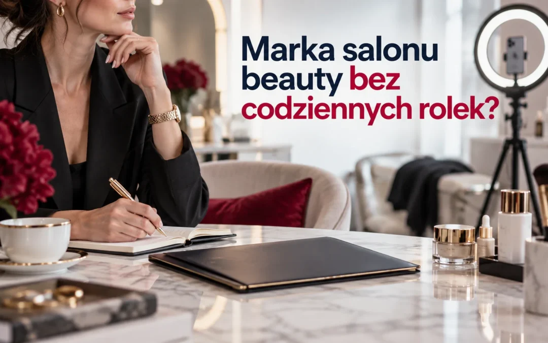 Marka salonu beauty bez życia pod Instagram